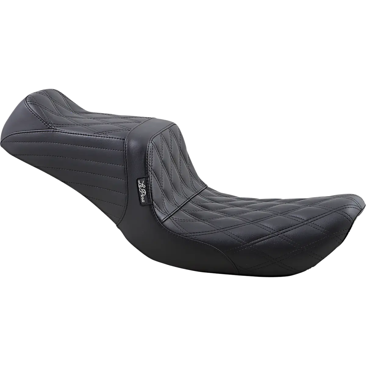 Le Pera Tailwhip Seat - Double Diamond - Black (Ln-581Dd) Dyna 99-03 1