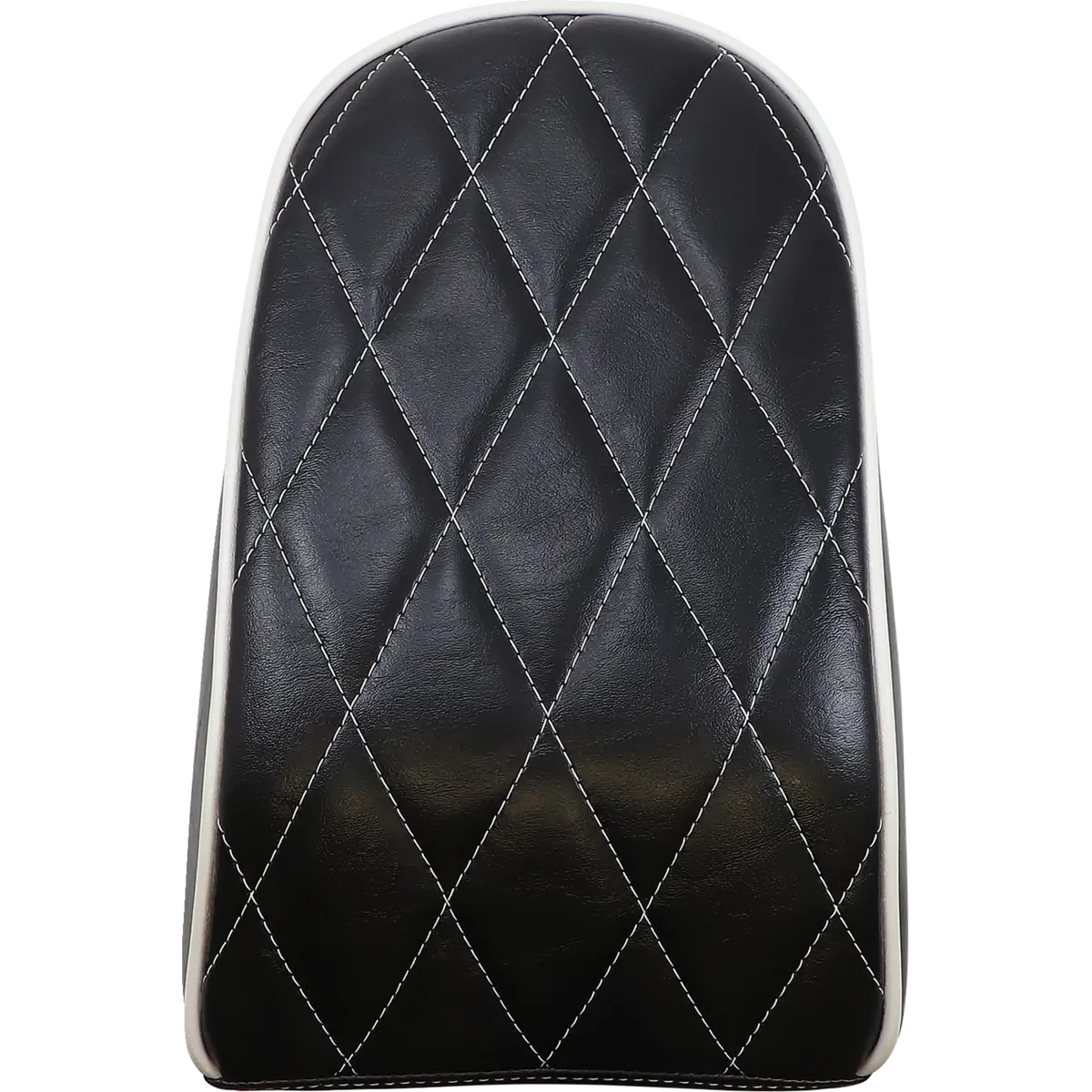 Le Pera Bare Bones Pillion Pad - Diamond - Black W/ White Stitch - Flfb/S (Lyo-007Pdmwtp) Softail 18-23 1