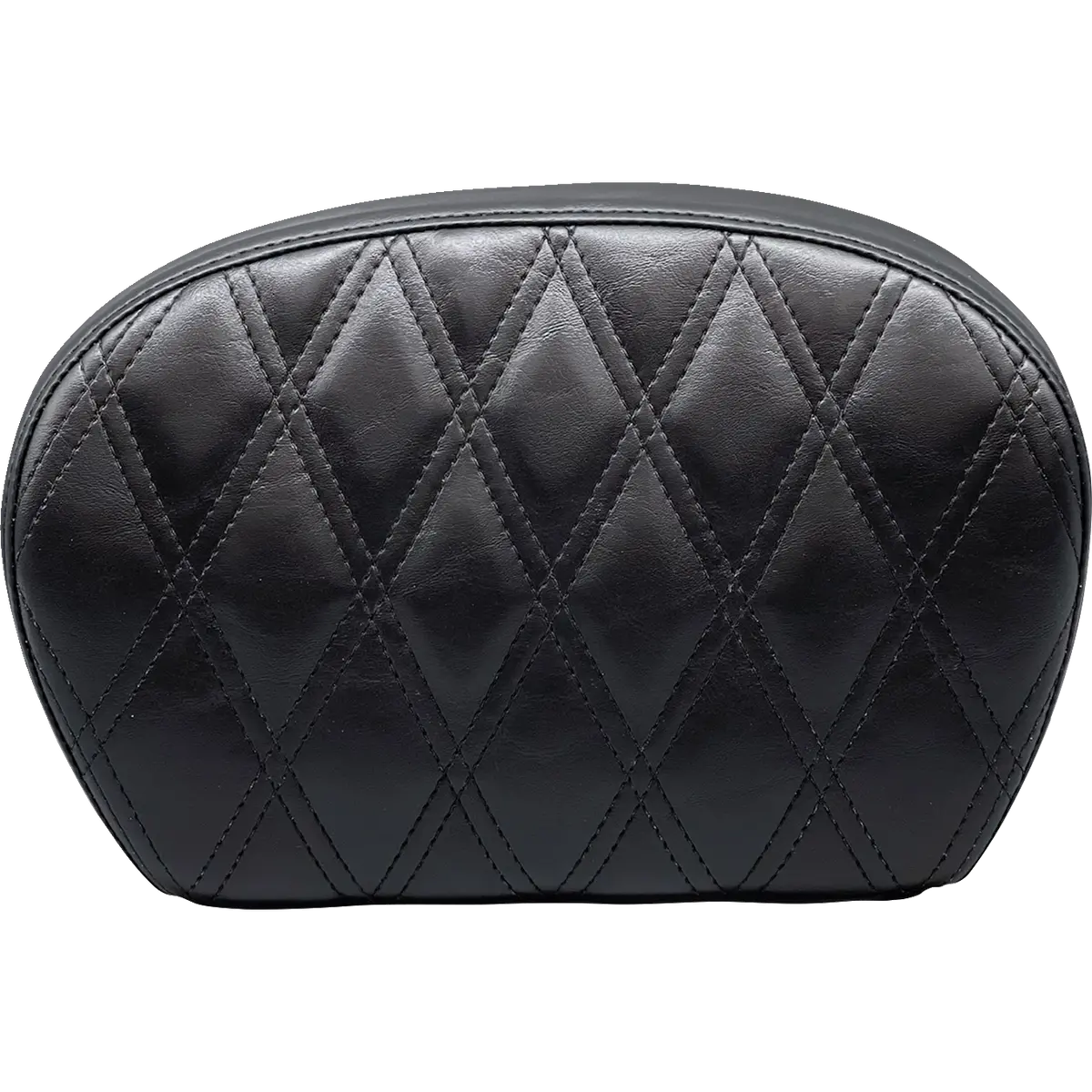 Le Pera Sissy Bar Pad - Large - Vinyl - Double Diamond - Shiny Black (L-Sbp01dd-Sh) Touring, Cvo, Softail 1