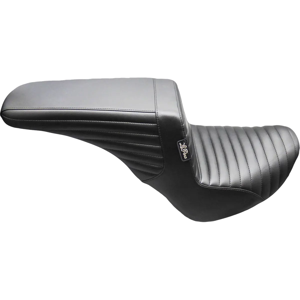 Le Pera Kickflip Up Front Seat - Pleated - Black - Fl/Fx (Lyu-590Pt) Softail 18-25 2