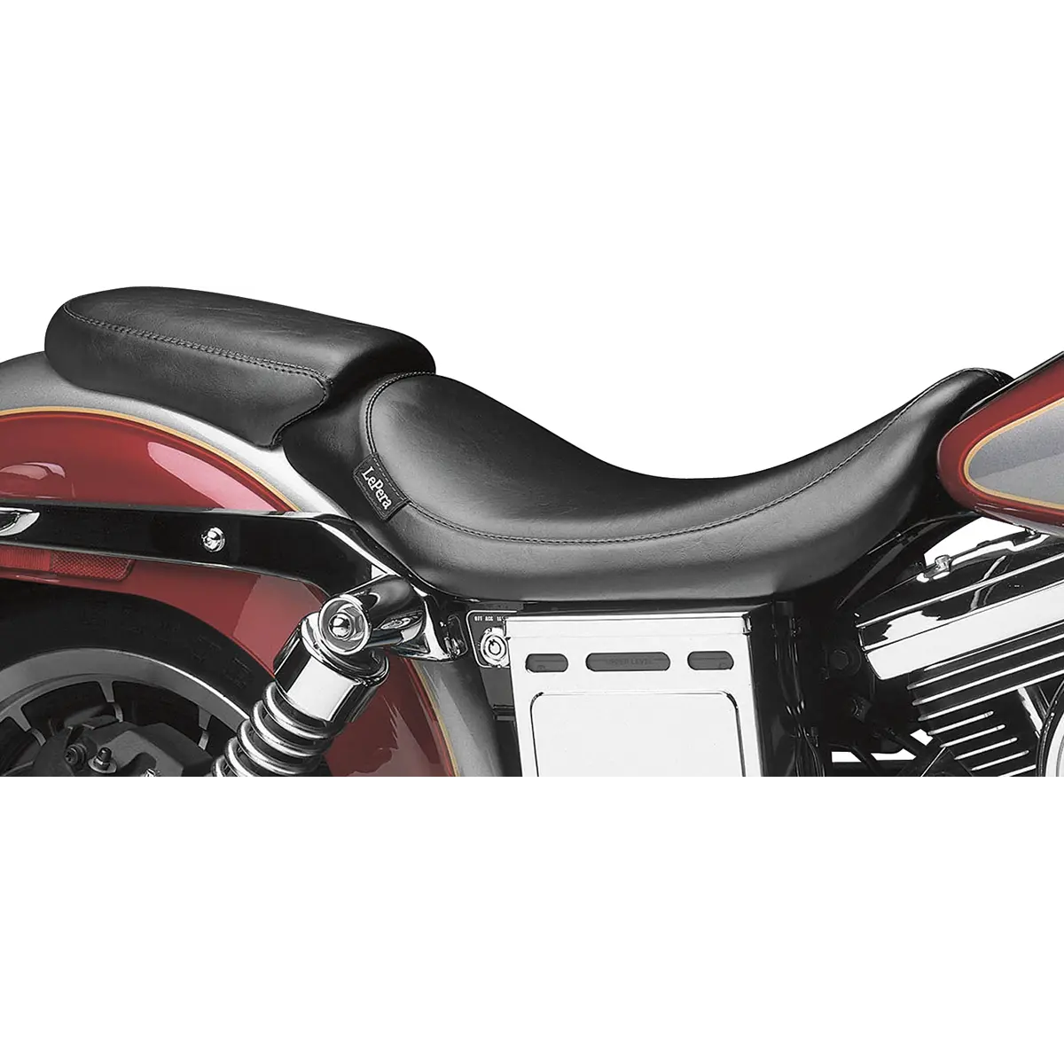 Le Pera Bare Bones Pillion - Black (Ln-003P) Dyna 96-03 1