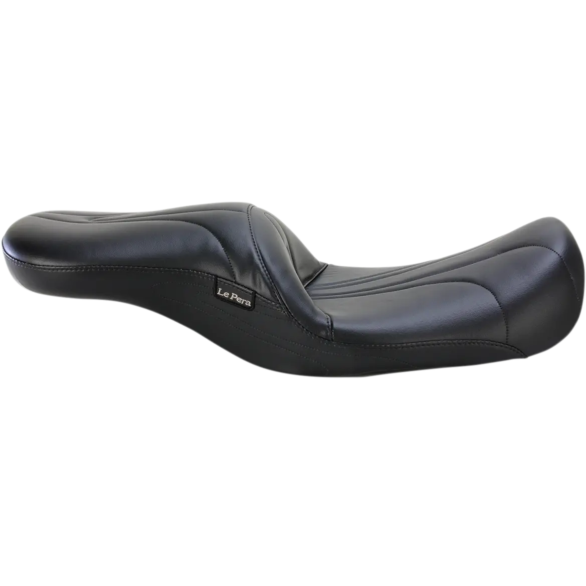 Le Pera Sorrento 2-Up Seat - Stitched - Black (Lk-907Py) Touring 08-23 1