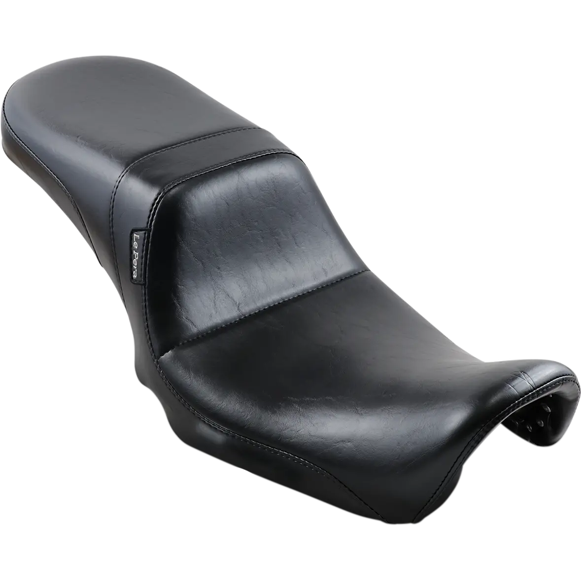 Le Pera Daytona 2-Up Seat - Without Backrest - Smooth - Black (Lk-515) Dyna 06-17 1