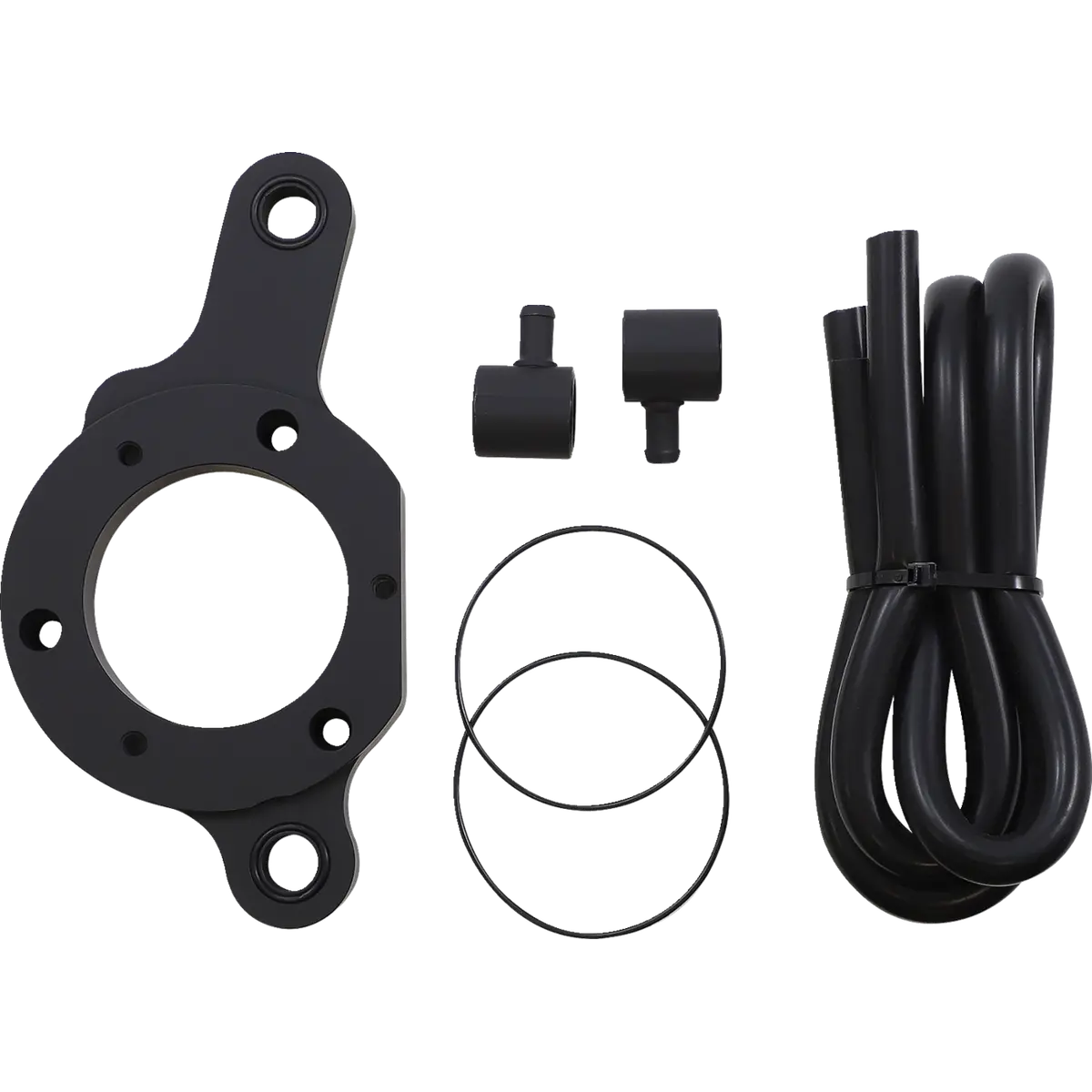 Trask External Breather Kit For Assault Charge Air Cleaner (Tm102311b) - Softail 18-24, Touring 17-23 1