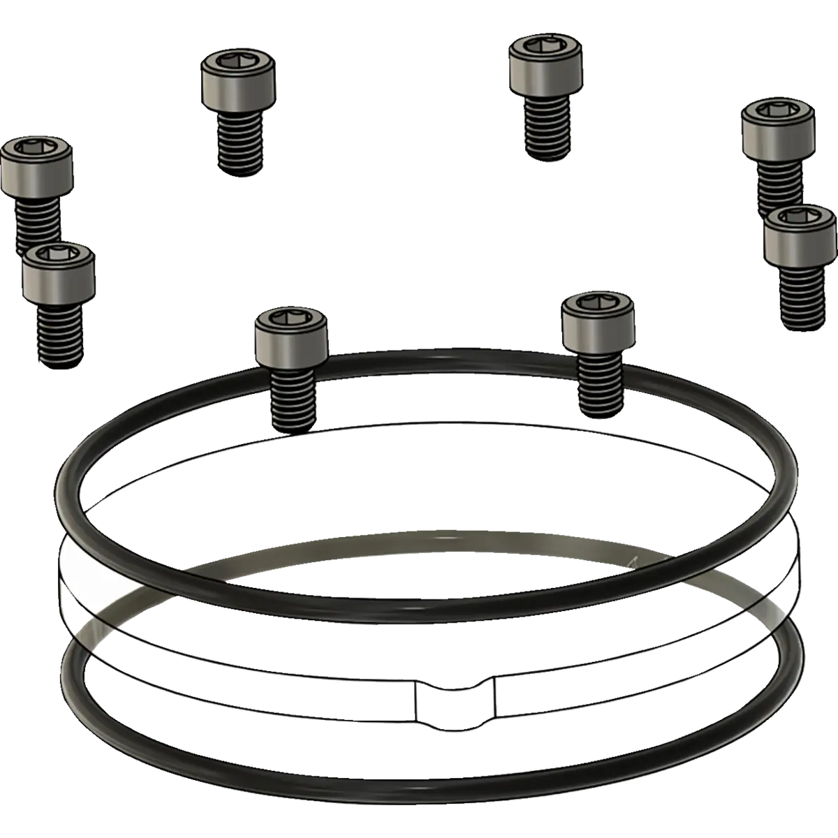 Trask Assault Cam Cover Repair Kit (Tm018rk) - Softail 18-24, Touring 17-24 1