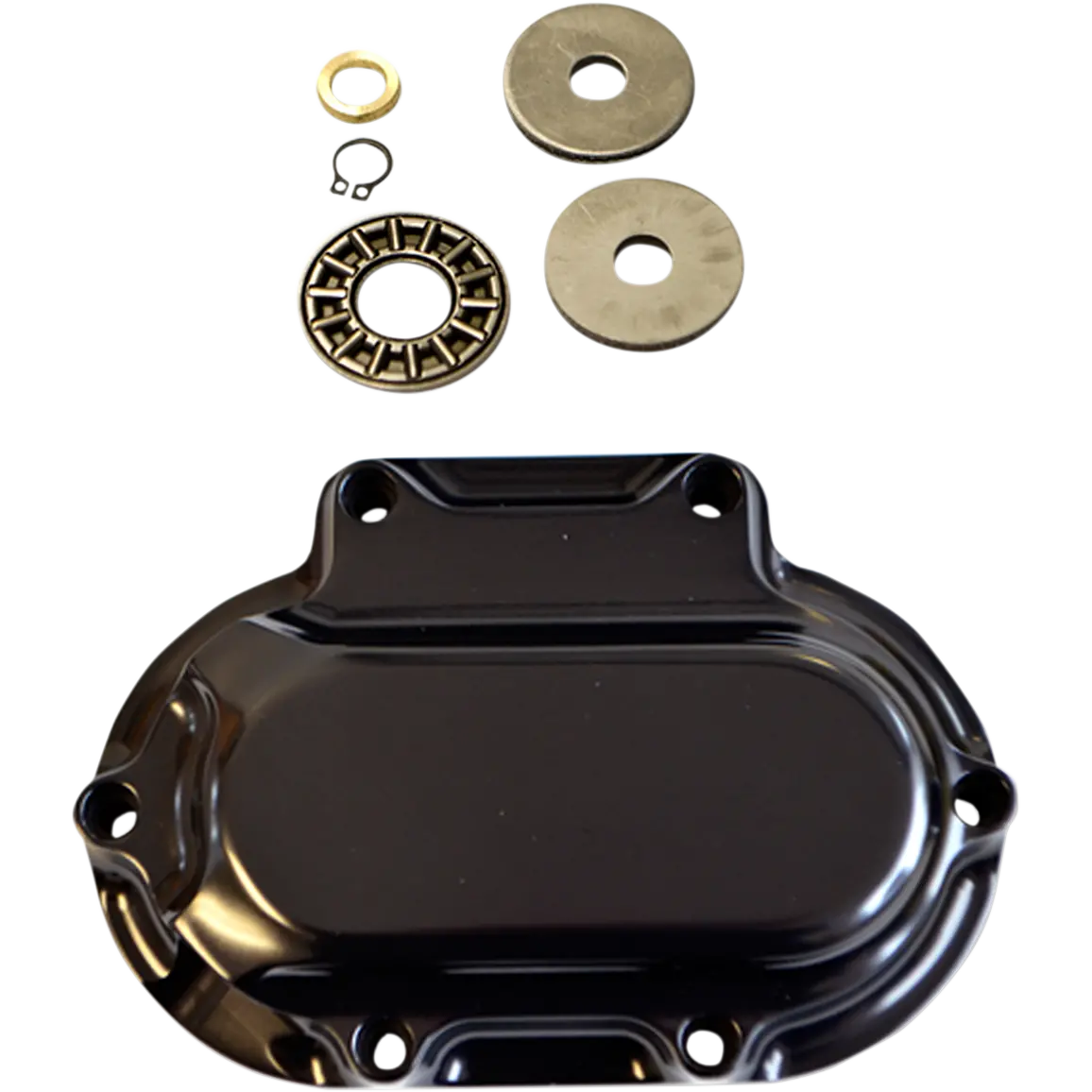 Trask Hydraulic Clutch Side Cover (Tm2039bk) - Dyna, Softail, Touring 1