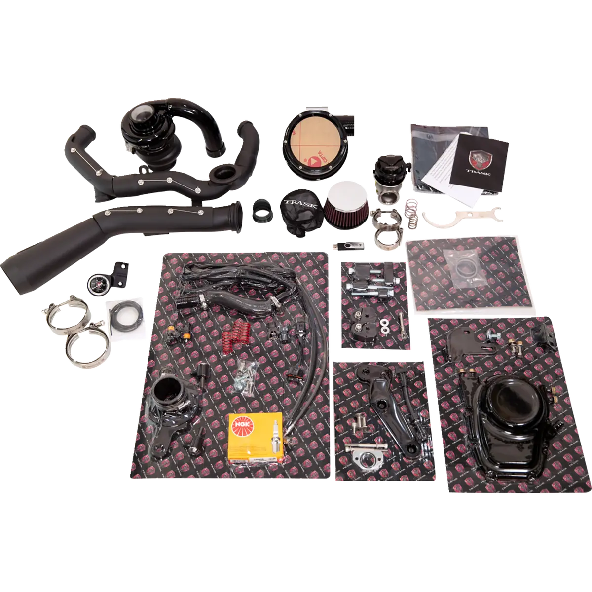 Trask Tornado Turbo Performance Kit (Tm7600bk) - Softail 18-23, Touring 17-23 1