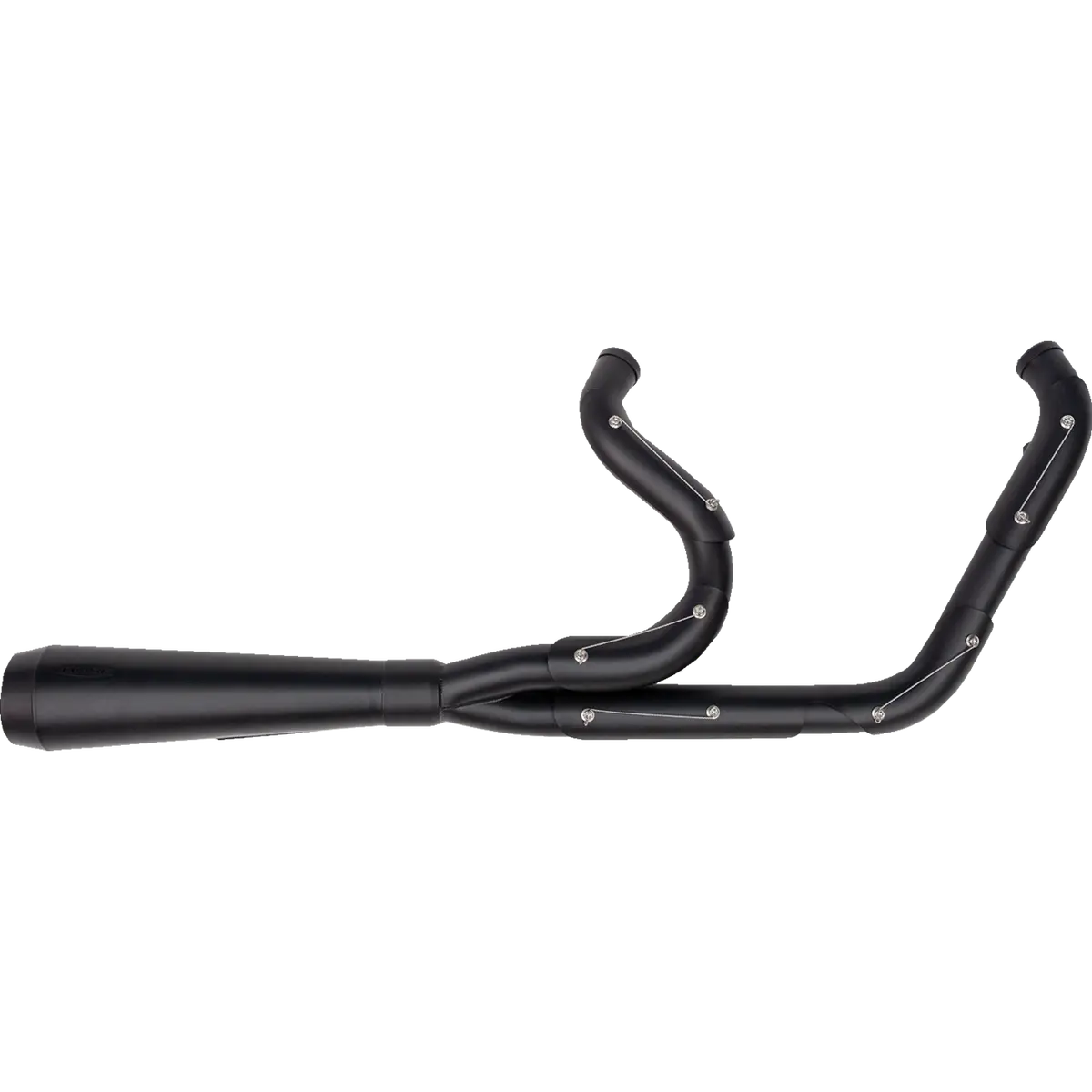 Trask 2-Into-1 Assault Exhaust System (Tm5020bkbk) - Dyna 06-17 1