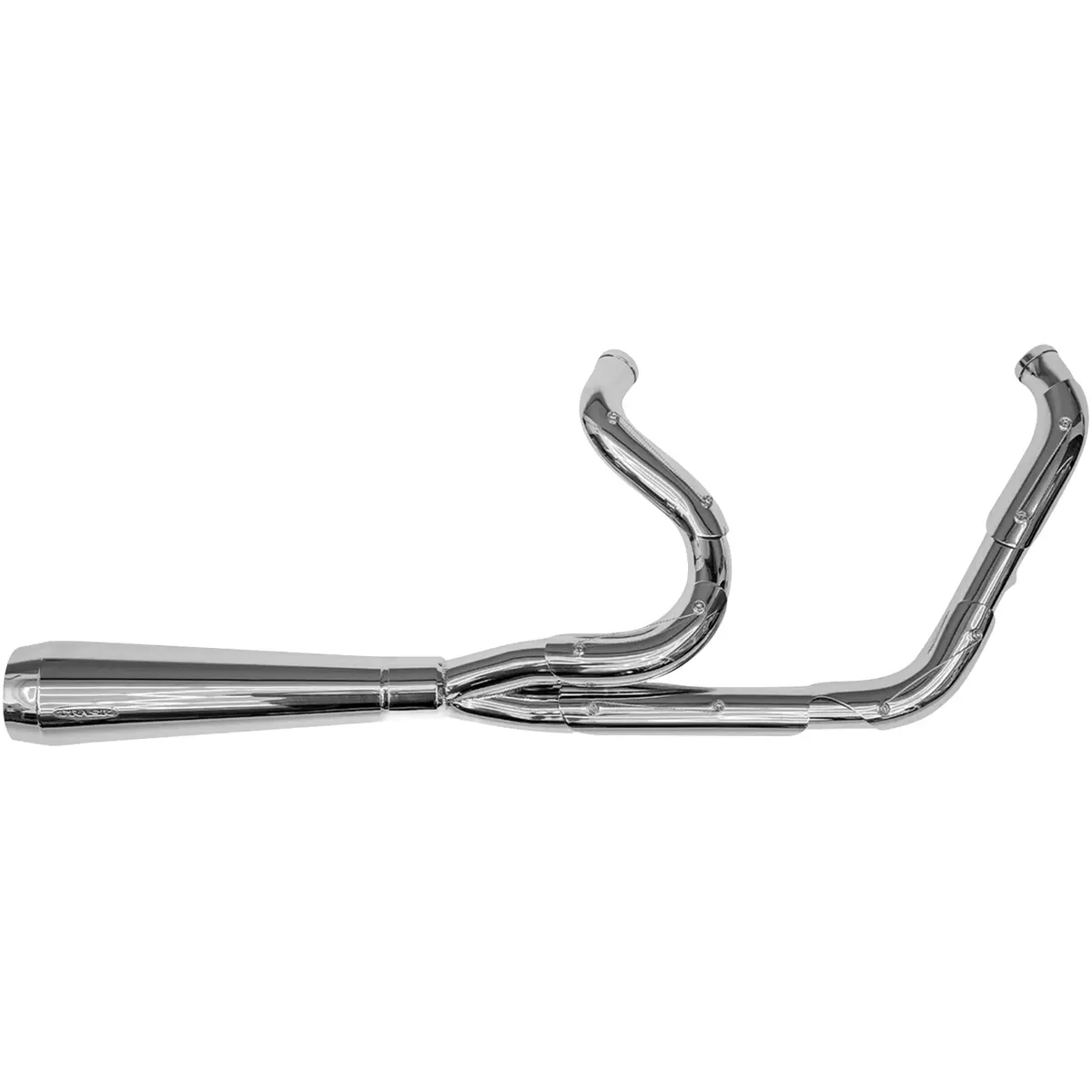 Trask 2-Into-1 Assault Exhaust System (Tm5030po) - Dyna, Softail, Touring, Fxrdg, Fxrs, Fxrt 1