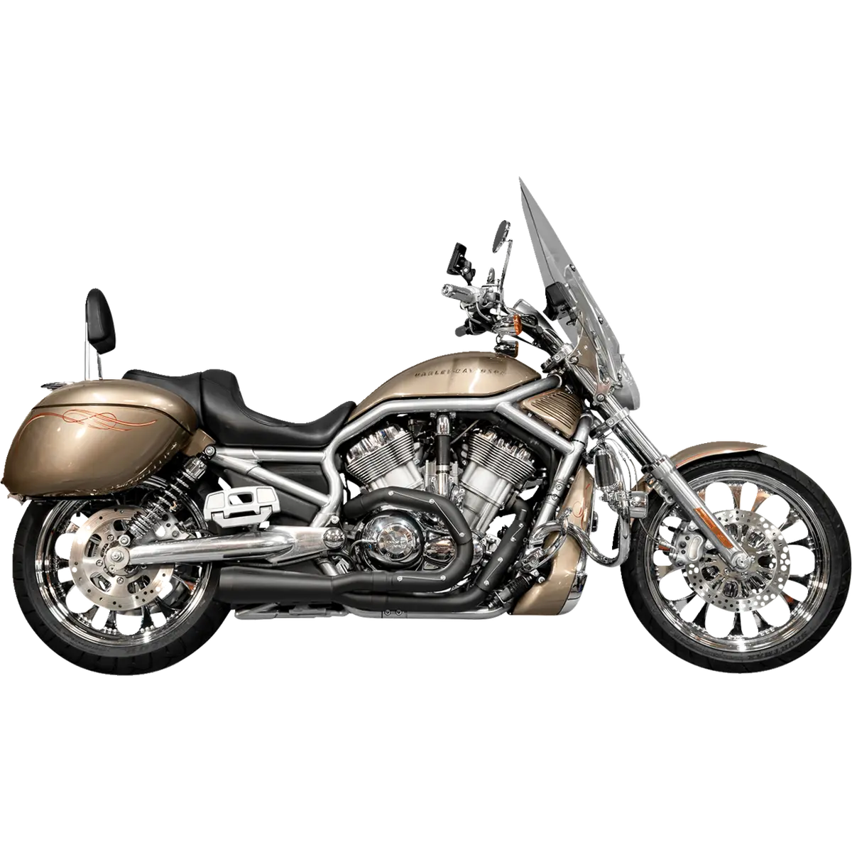 Trask Assault 2:1 Exhaust (Tm5400bk) - V-Rod 07-17 1