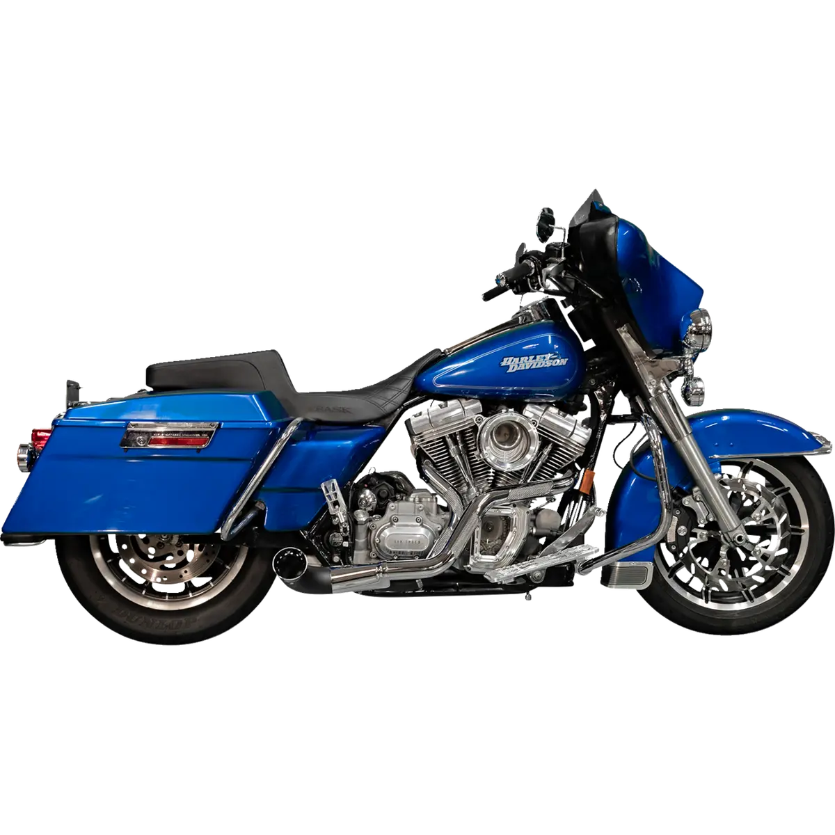 Trask 2-Into-1 Nasty Bastard Exhaust System (Tm5700ch) - Cvo 14, Touring 96-16 1