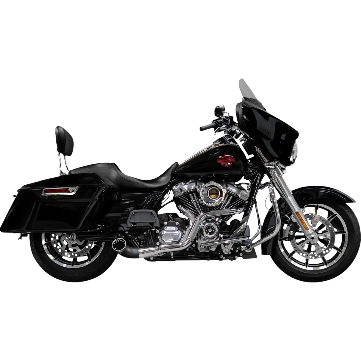 Trask 2-Into-1 Nasty Bastard Exhaust System (Tm5720ch) - Touring 17-25, Softail 25 1