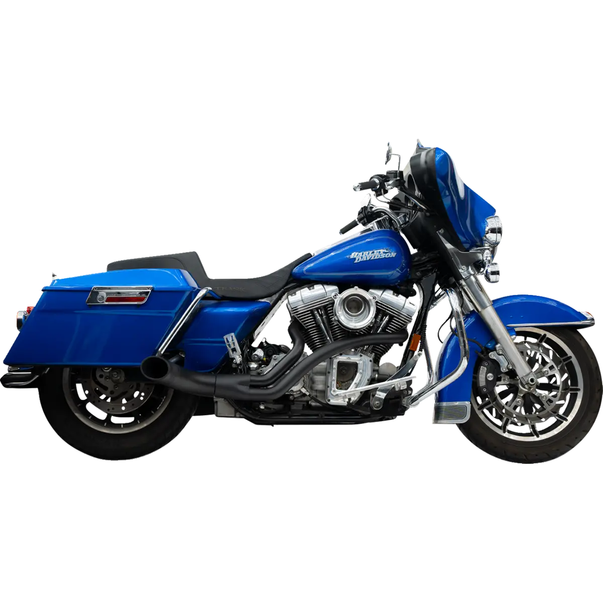 Trask 2-Into-1 Up Yours Exhaust System (Tm5740bk) - Cvo 14, Touring 00-16 1