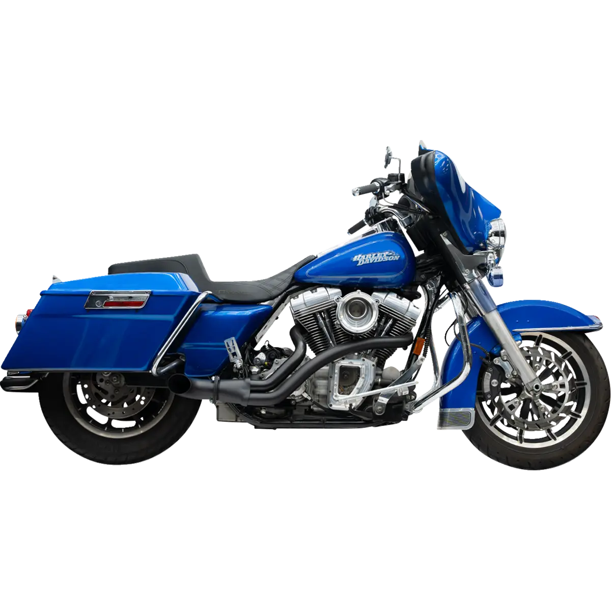 Trask 2-Into-1 Bmf Exhaust System (Tm5745bk) - Cvo 14, Touring 00-16 1