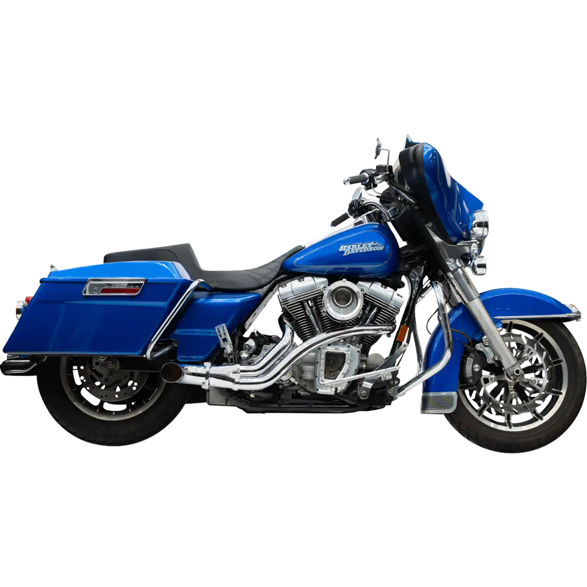 Trask 2-Into-1 Bmf Exhaust System (Tm5745bk) - Cvo 14, Touring 00-16 2