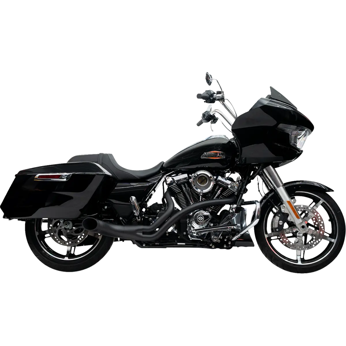 Trask 2-Into-1 Up Yours Exhaust System (Tm5760bk) - Touring 17-25 1