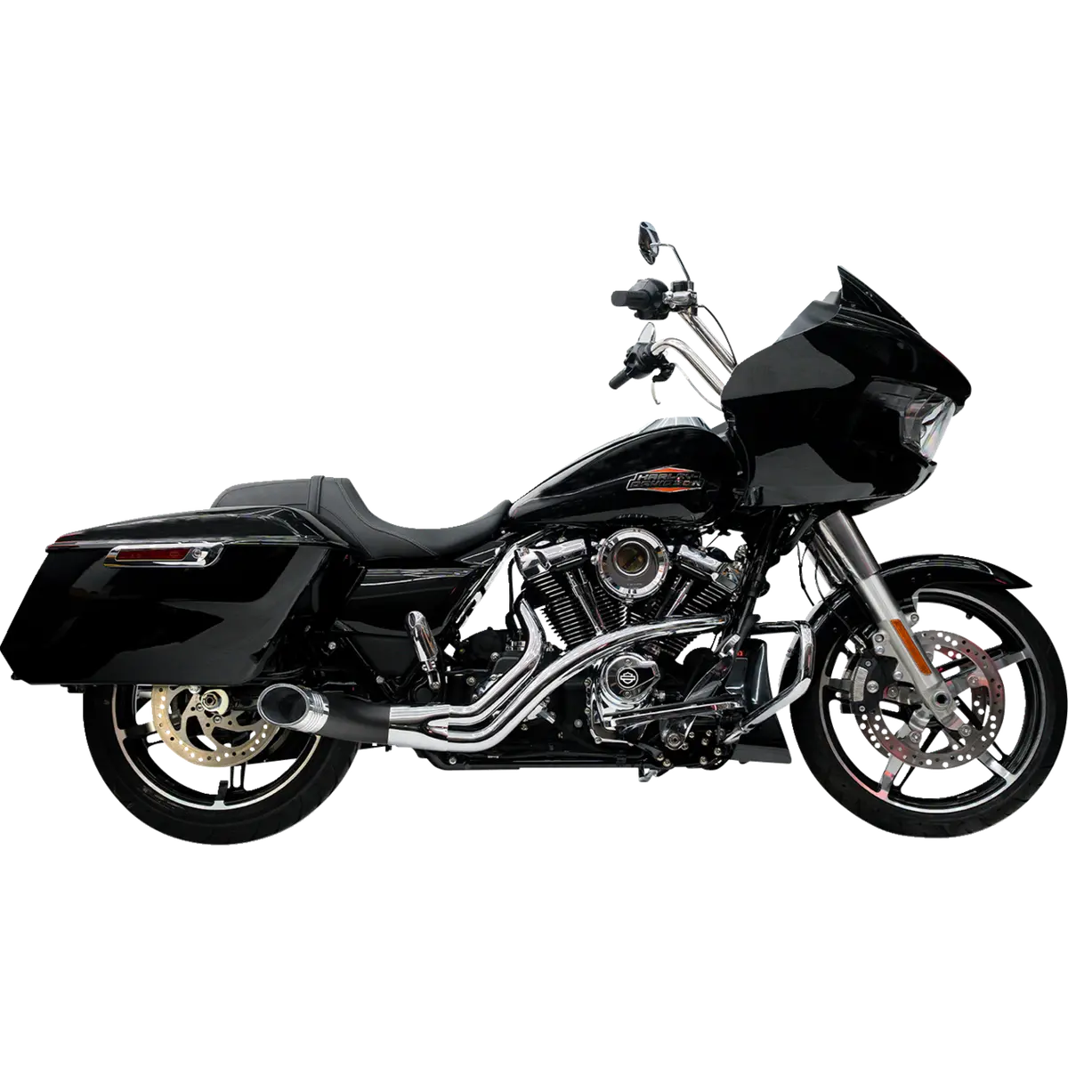 Trask 2-Into-1 Up Yours Exhaust System (Tm5760bk) - Touring 17-25 2