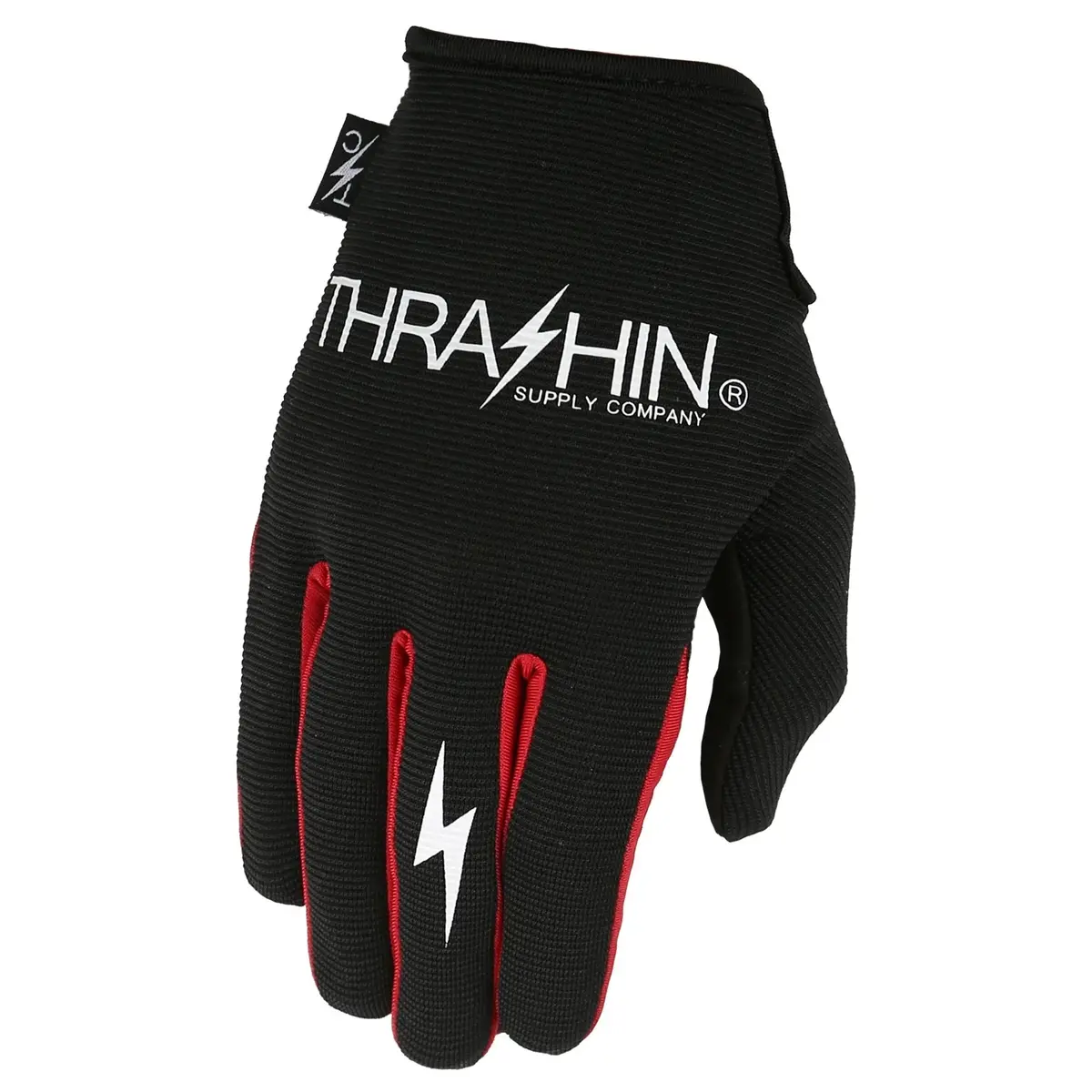 *Final Sale* Thrashin Supply Co. Stealth Gloves -Red Black 1
