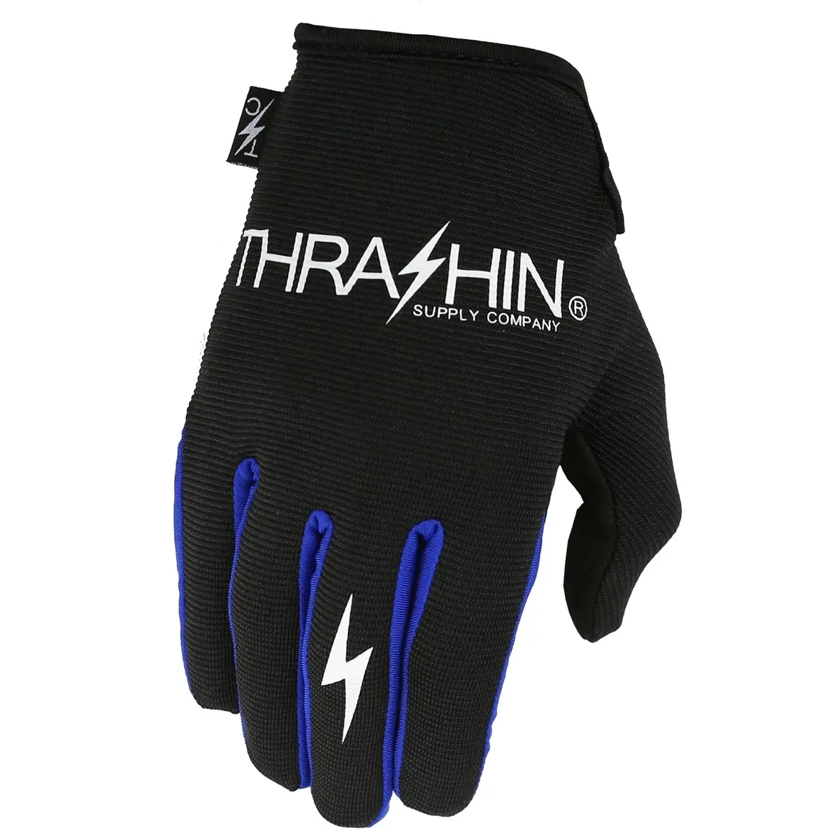 *Final Sale* Thrashin Supply Co. Stealth Riding Gloves Black Blue 1
