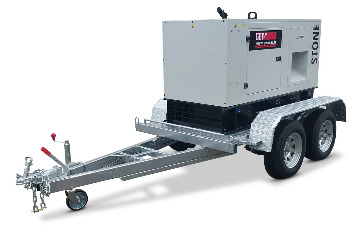 Tandem Axle Generator Trailer To Suit Genmac Models G30ys, G40ys, G60ps & G80ps 1