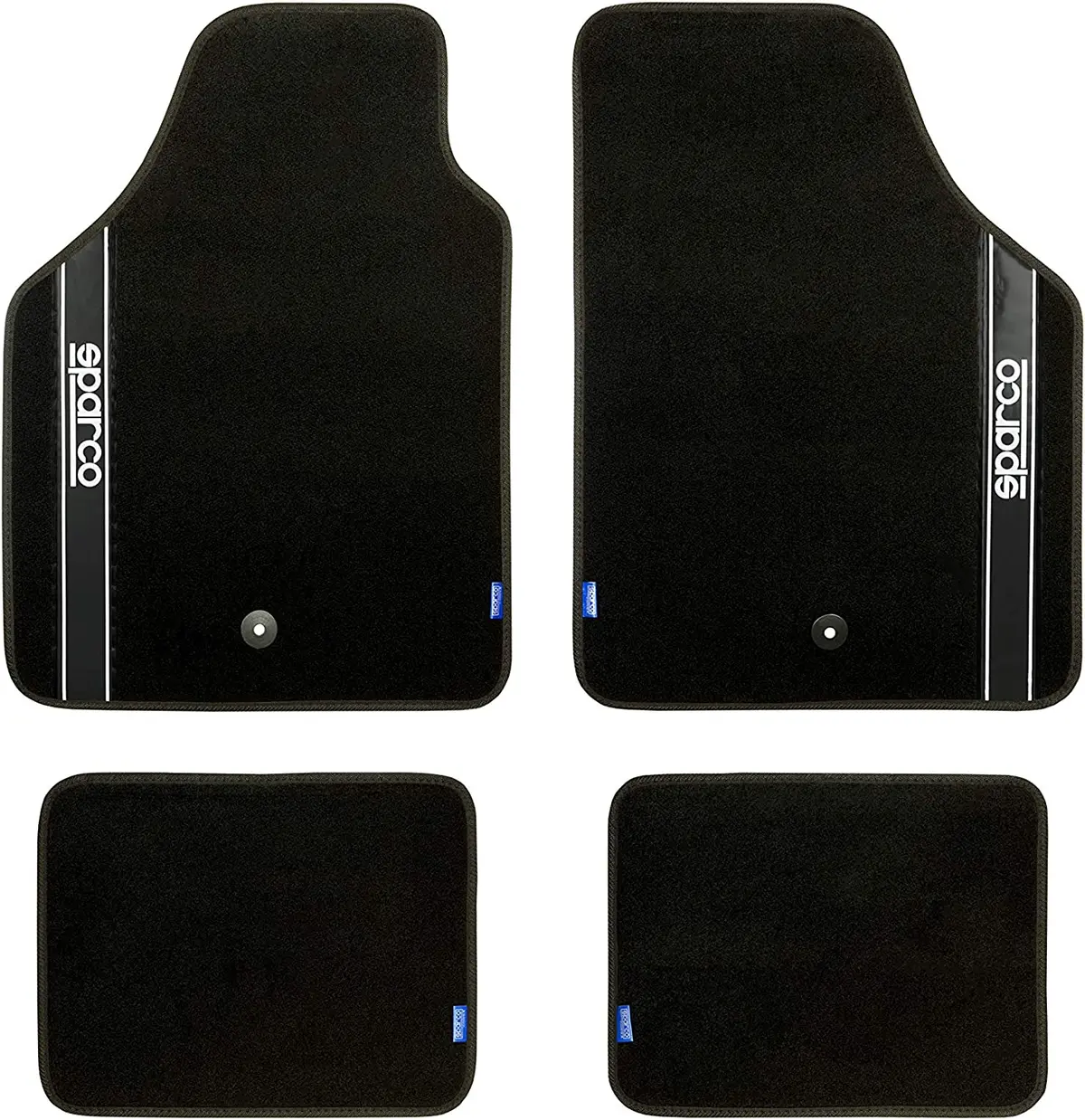 Tapetes Para Automóvel Sparco New Strada, Preto 1
