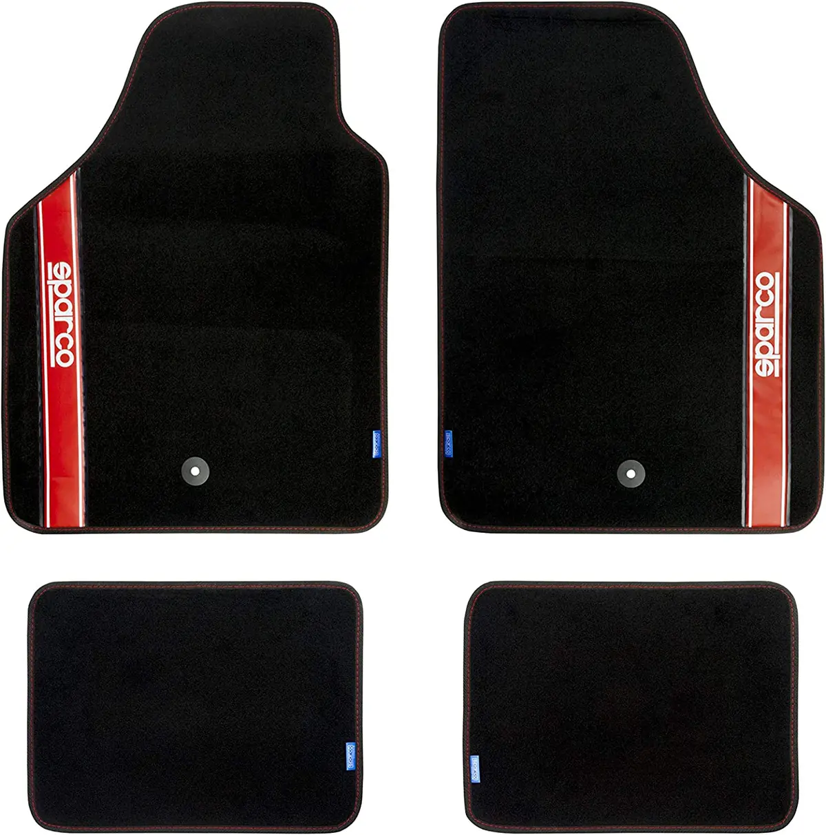 Tapetes Para Automóvel Sparco New Strada, Vermelho 1