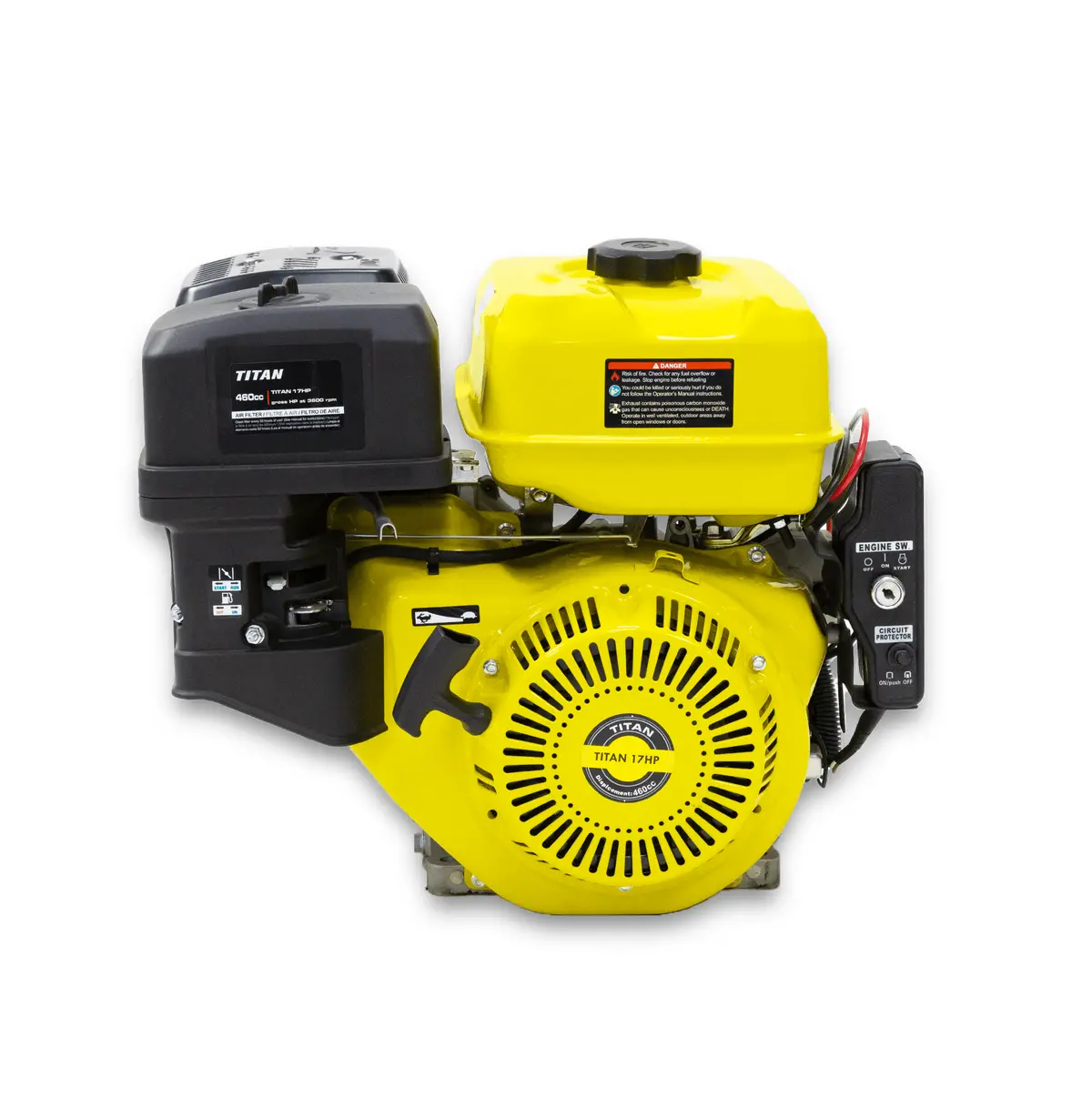 Titan 17Hp Engine, Electric Start 2
