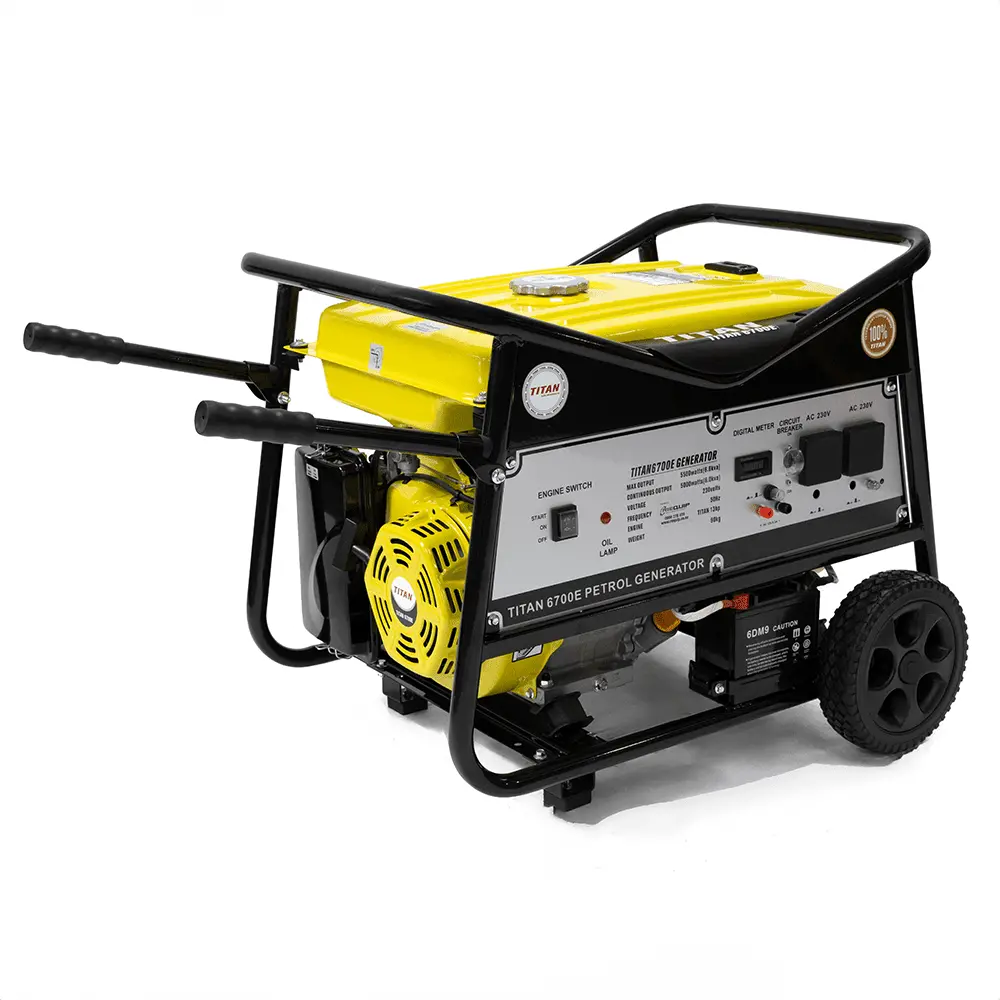 Titan 6700E 5.5Kw Petrol Generator 1