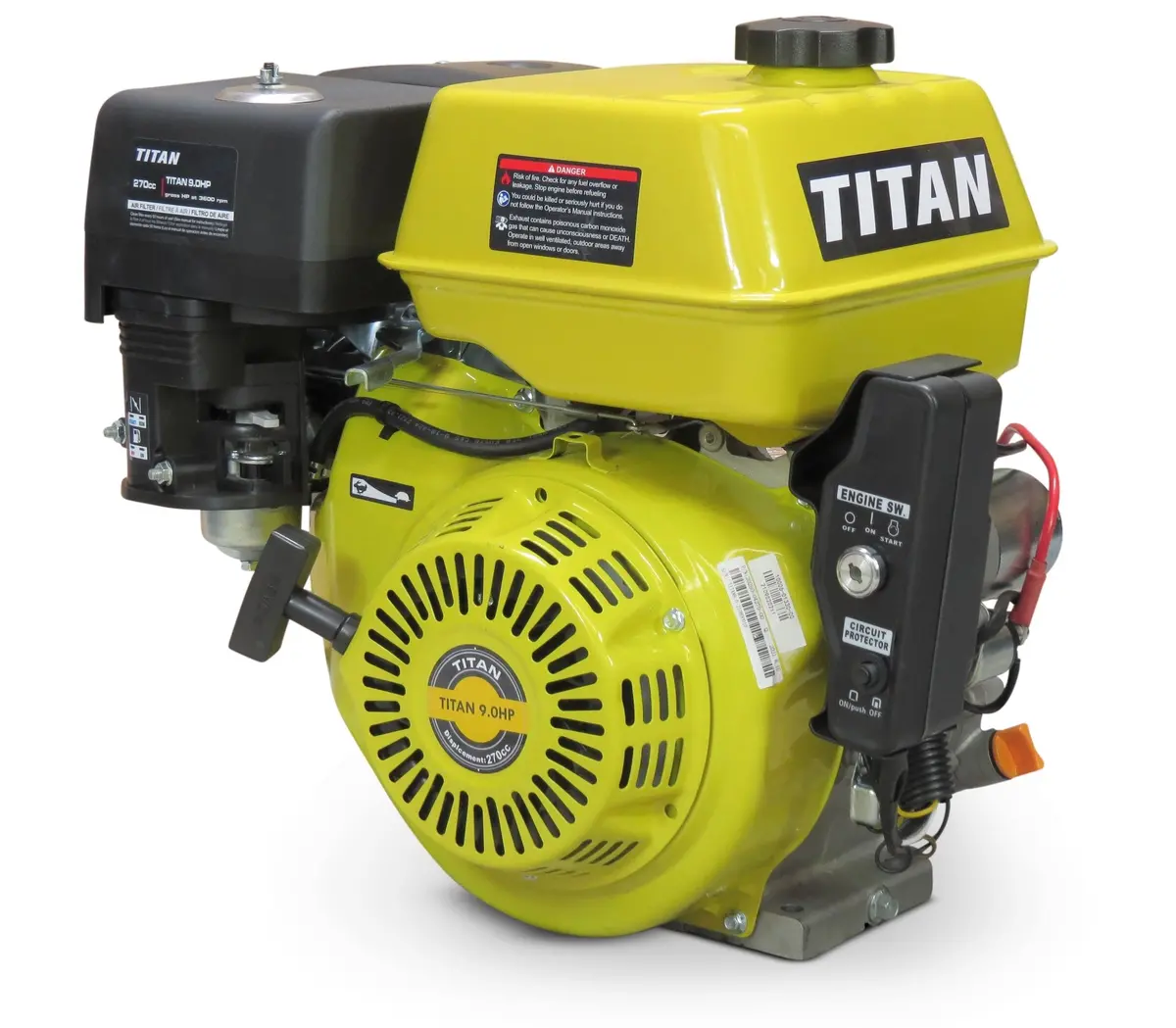 Titan 9Hp Engine Electric Start 1