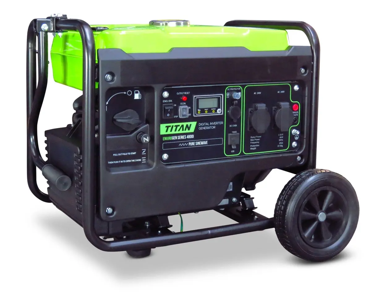 Titan Envirogen 4800I Inverter Generator - Incl Wheel Kit 1