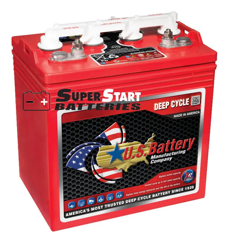 Us Battery Us8vgc-Xc2 8V 170Ah Deep Cycle Golf Cart Battery 1