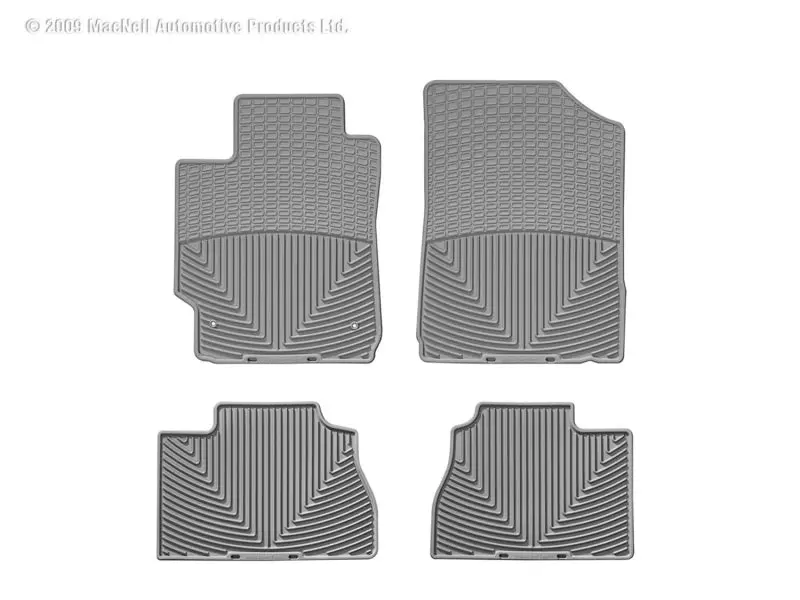 Wt Rubber Floor Mats – Rear Cargo Area, Grey 1