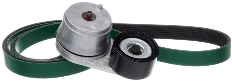 Gates Serpentine Belt Kit For 2001–2002 Freightliner Fld With Detroit Diesel 12.7L 6-Cylinder Engine 1