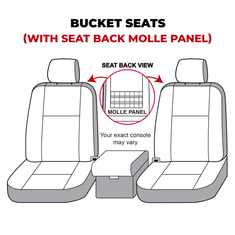 Covercraft Endura Waterproof Polyester Custom Seat Covers – Front Row Only 1