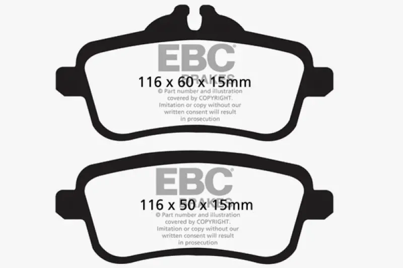 Ebc Bluestuff High-Performance Rear Brake Pads For 2013–2016 Mercedes-Benz Gl63 Amg (5.5L Twin-Turbo) 1