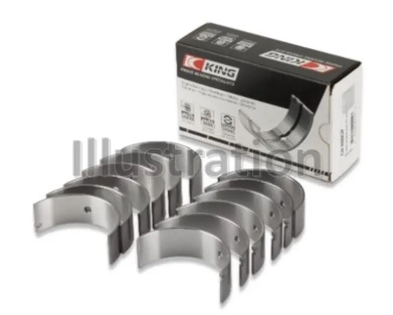 King Connecting Rod Bearing Set For Chevrolet 262 Engine – +0.25Mm Oversize 1