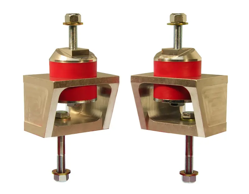 Prothane Engine Mount Insert Kit For 2010 Chevrolet Camaro – Red Polyurethane Upgrade 1