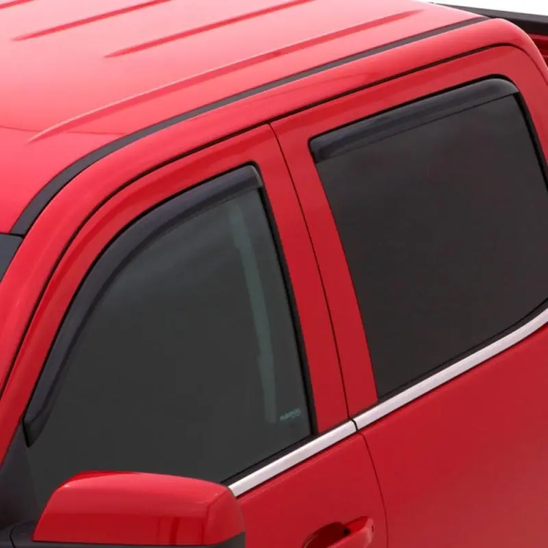 Avs In-Channel Ventvisor Window Deflectors – Smoke Tint, Fits 2009–2017 Chevy Traverse (Front & Rear, 4-Piece) 1
