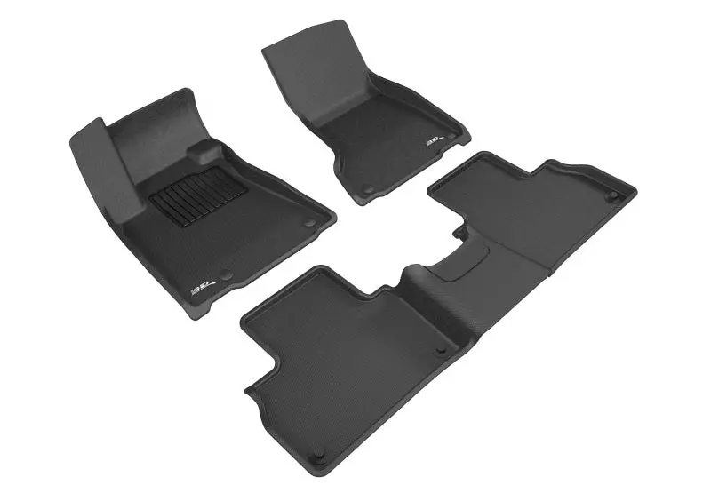 3D Maxpider 17-18 Maserati Levante Kagu Floor Mat- Black R1 R2 1