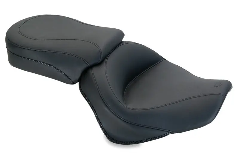 Mustang Triumph Thunderbird Standard Touring Two-Piece Seat (Black) For 2010–2018 Models 1