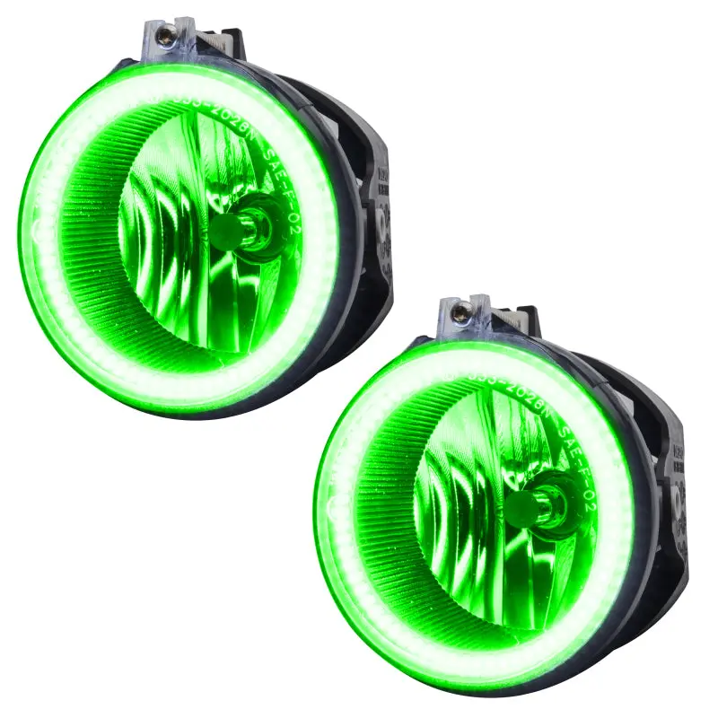 Oracle Lighting Pre-Assembled Led Halo Fog Lights – Green Accent For 2007–2009 Chrysler Aspen 1