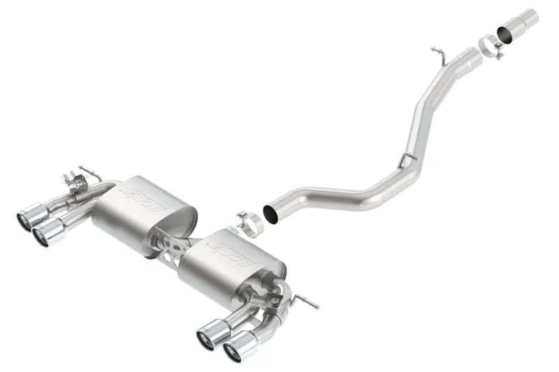 Borla S-Type Cat-Back Exhaust System For 2015 Volkswagen Golf R – 2.0L Turbo Performance Exhaust 1