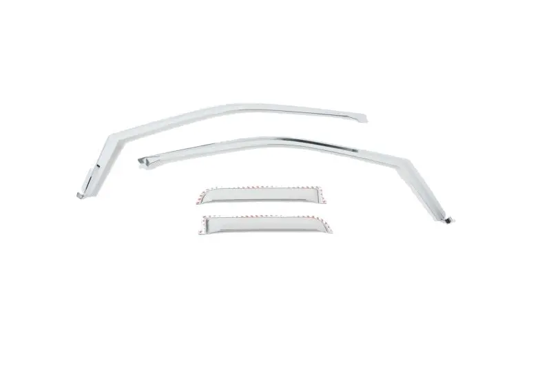 Putco Element Chrome Window Visors For 2017–2020 Ford Super Duty Supercab (Set Of 4) 1
