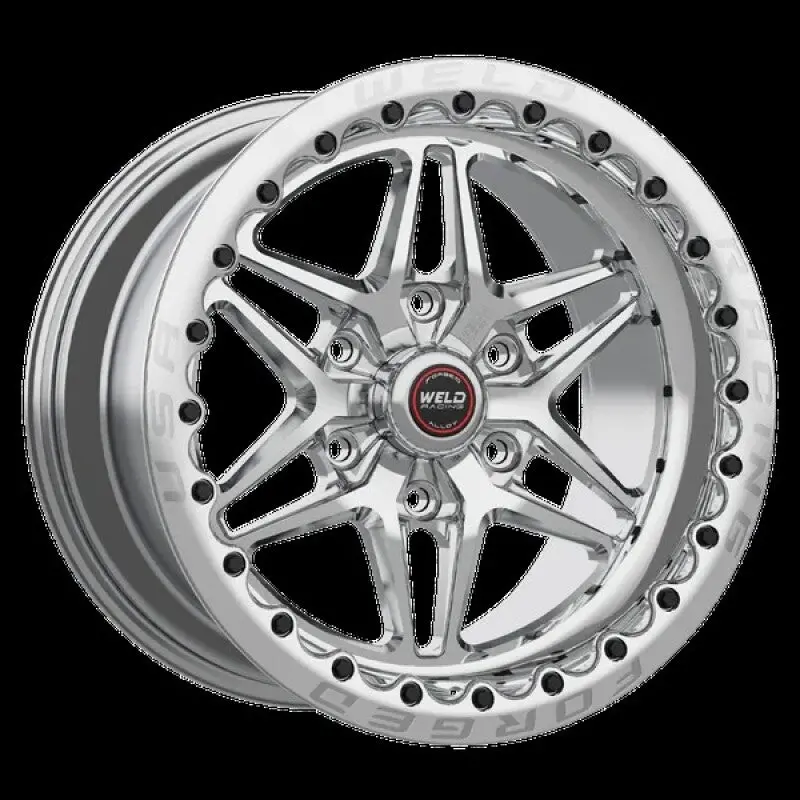 Weld S81 Single Beadlock Wheel – 17X10", 5X115, 6.7" Backspace, 30Mm Et, Polished Aluminum 1