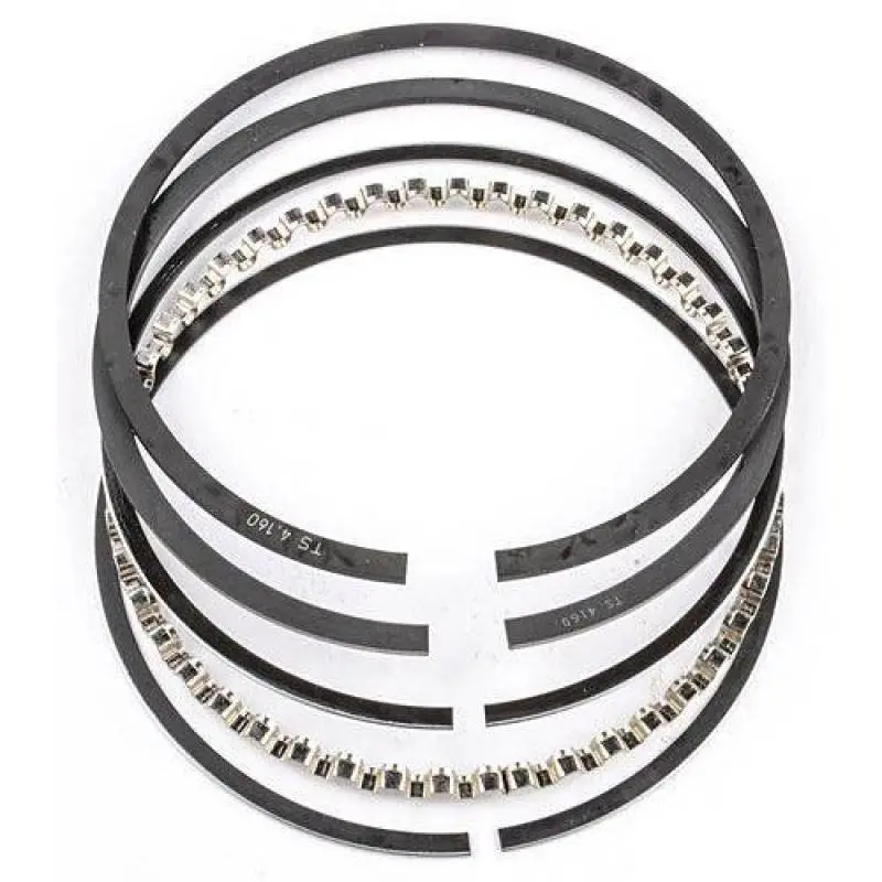 Mahle Grey Iron Second Compression Ring Set – 3.1299" Bore, 1.5Mm Thickness, Plain Edge Finish 1