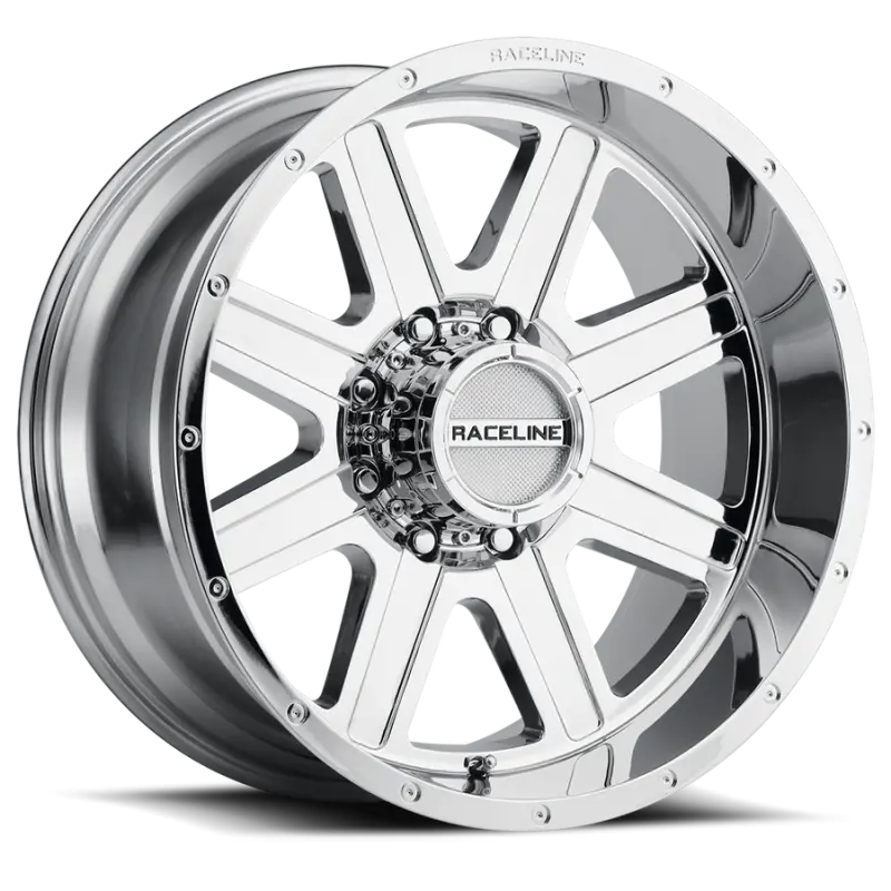 Raceline Hostage Chrome Wheel – 20X9", 8X180Mm Bolt Pattern, 12Mm Offset, 124.2Mm Center Bore 1