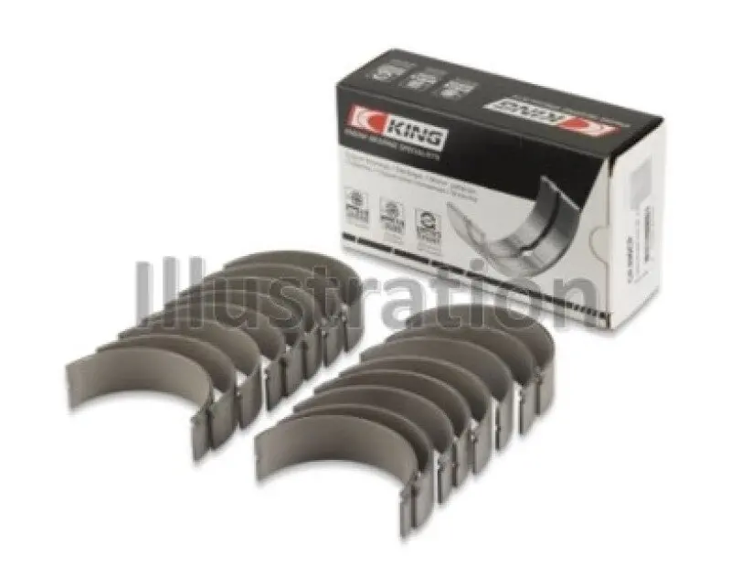 King Engine Bearings For Ford 391Ci 32-Valve Turbo V8 Power Stroke Diesel — +0.75Mm Oversize Rod Bearings 1