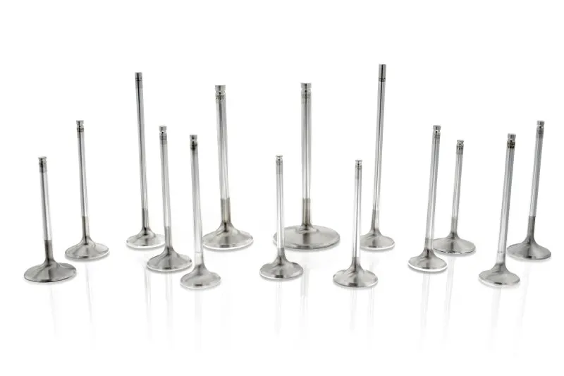Ferrea High-Performance Exhaust Valves For Chevy Small-Block – 1.6" Stem, 11/32" Diameter, 14° Seat, +0.050" Oversize, Set Of 8 1