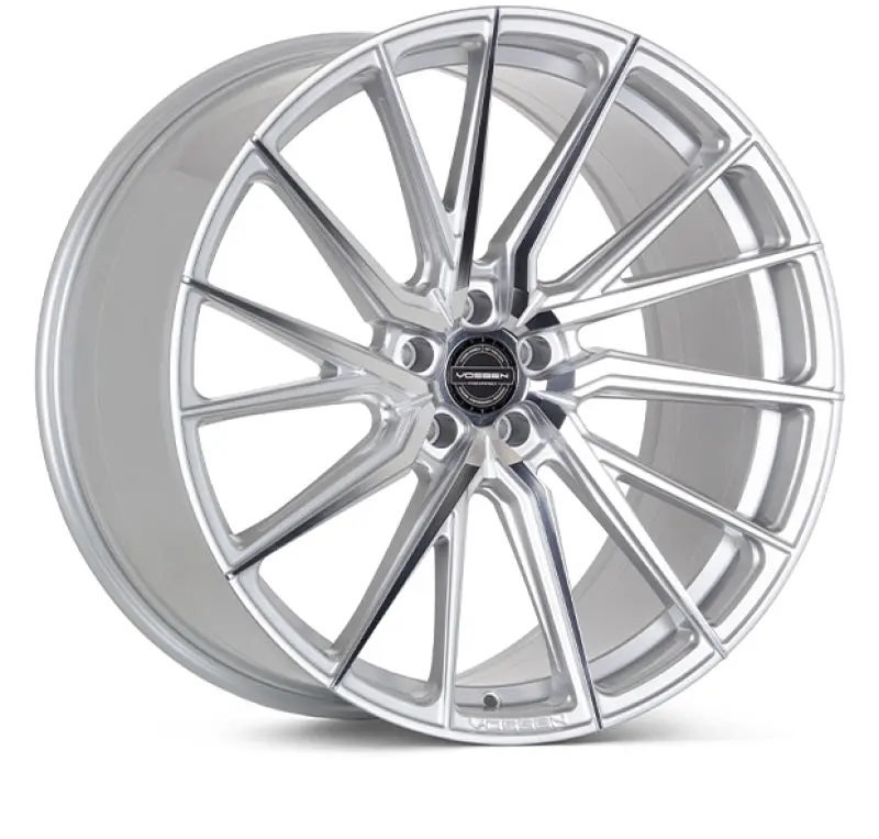 Vossen Hf-4T Forged Alloy Wheel — 21X12In, 5X120 Bolt Pattern, Et52 Offset, Silver Polished Finish 1