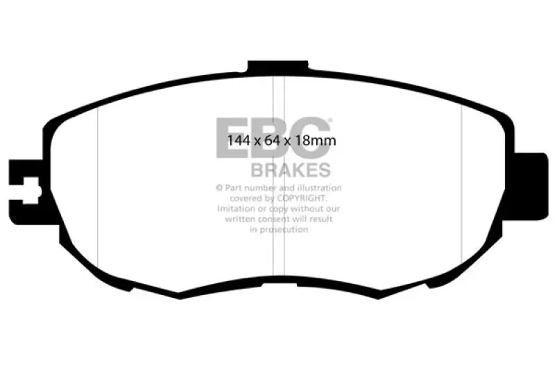 Ebc Ultimax2 Front Brake Pads For 1993–1994 Lexus Ls400 (4.0L) 1